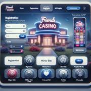 Обзор главной страницы Friends Casino